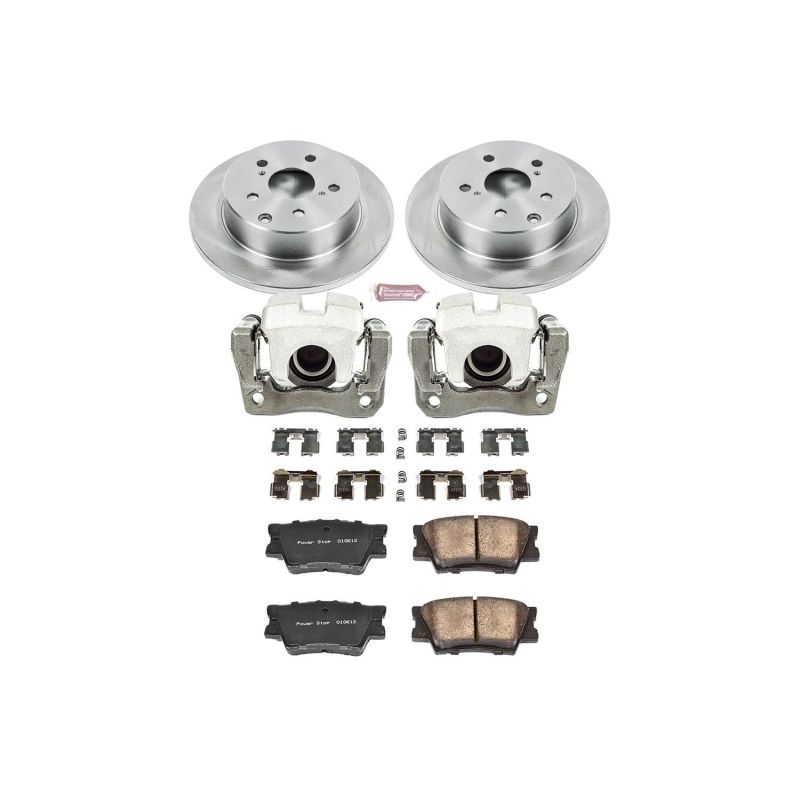 Power Stop 10-12 Lexus HS250h Rear Autospecialty Brake Kit w/Calipers PowerStop