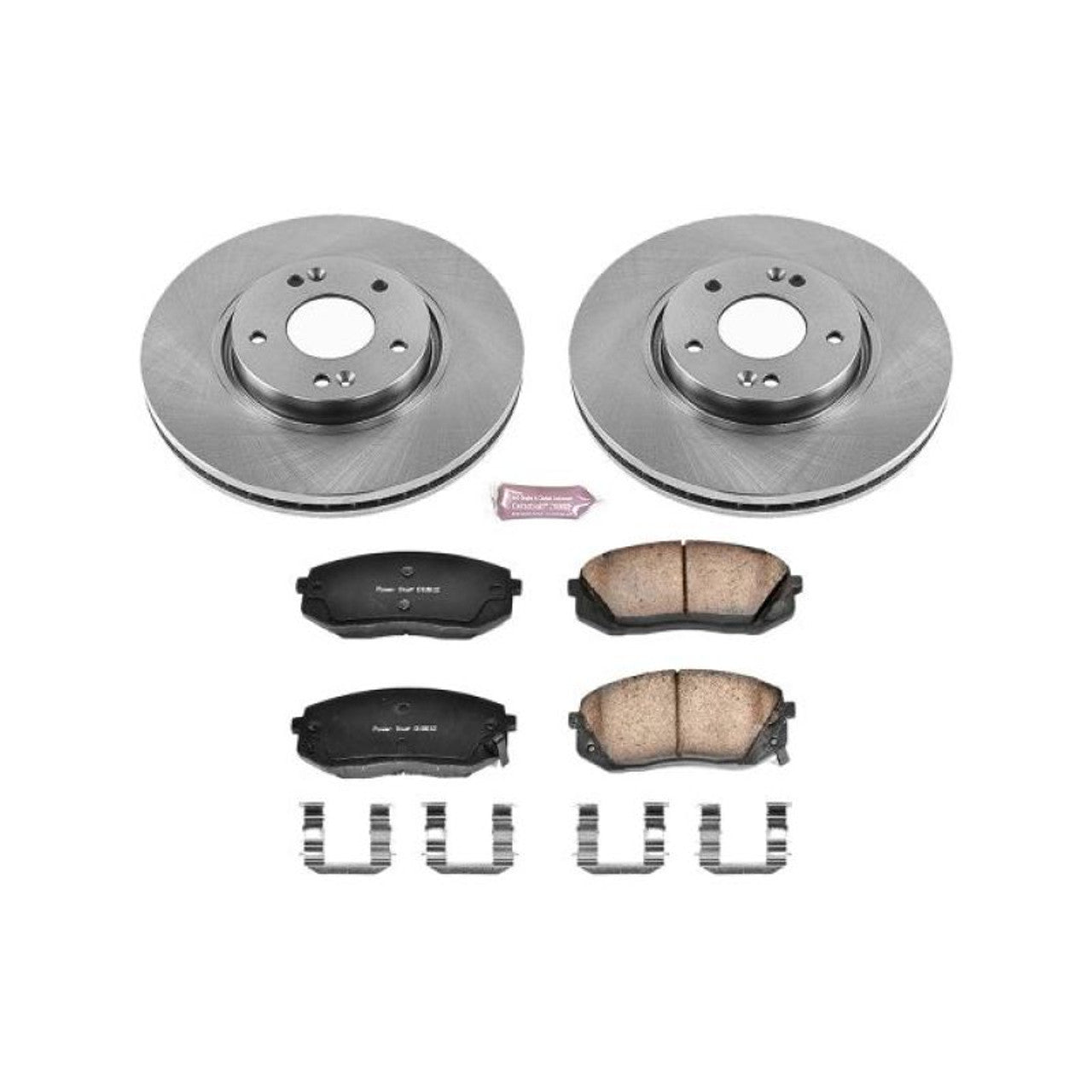 Power Stop 12-16 Kia Sportage Front & Rear Z17 Evolution Geomet Coated Brake Kit