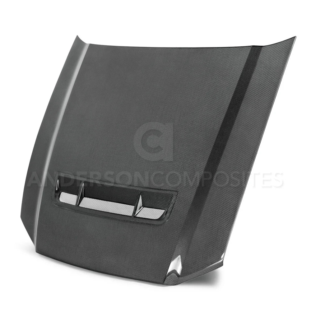 Anderson Composites Type-GT Carbon Fiber Hood | Ford Mustang Shelby GT500/2010-14 (AC-HD1011FDMU-GT)