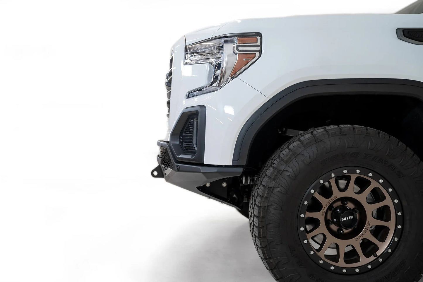 Addictive Desert Designs 2019-2021 GMC Sierra 1500 Stealth Fighter Front Bumper - F471763030103 Addictive Desert Designs