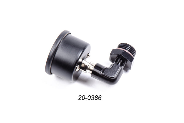 Radium Engineering Fuel Pressure Gauge, 0-100psi with 90deg Adapter - 20-0407 Radium Engineering
