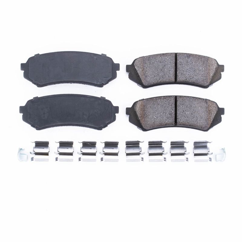 Power Stop 98-07 Lexus LX470 Rear Z17 Evolution Ceramic Brake Pads w/Hardware PowerStop
