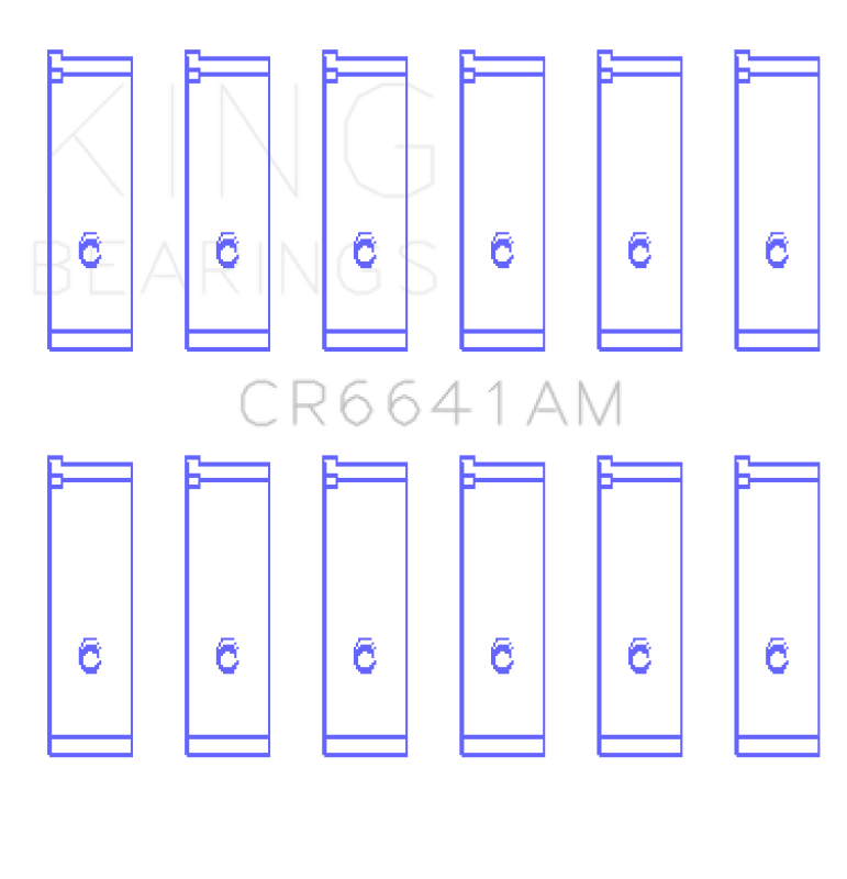 King Engine Bearings Toyota 3Vze Bearing Set