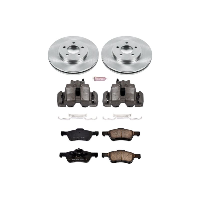 Power Stop 05-10 Ford Escape Front Autospecialty Brake Kit w/Calipers PowerStop