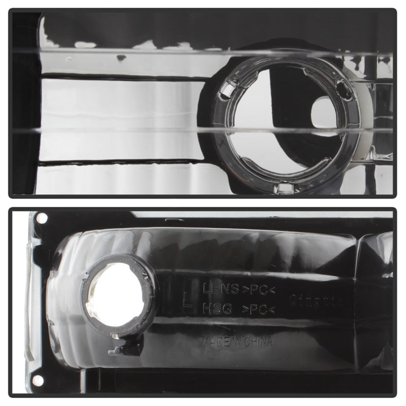 xTune GMC C/K Series 94-98 Headlights w/ Corner and Parking Lights - Black HD-JH-GCK94-BK-SET SPYDER