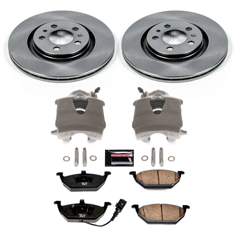 Power Stop 99-06 Volkswagen Beetle Front Autospecialty Brake Kit w/Calipers PowerStop