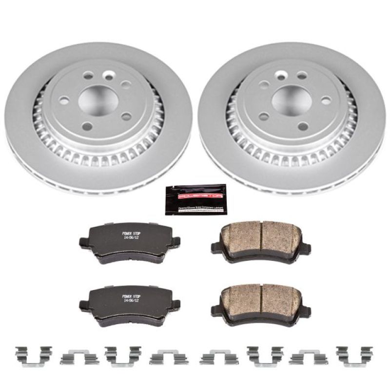 Power Stop 10-17 Volvo XC60 Rear Z23 Evolution Sport Coated Brake Kit PowerStop