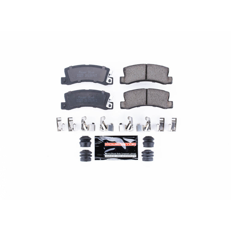 Power Stop 90-92 Geo Prizm Rear Z23 Evolution Sport Brake Pads w/Hardware PowerStop