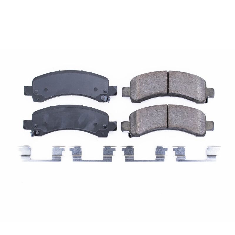 Power Stop 02-06 Cadillac Escalade Rear Z17 Evolution Ceramic Brake Pads w/Hardware PowerStop
