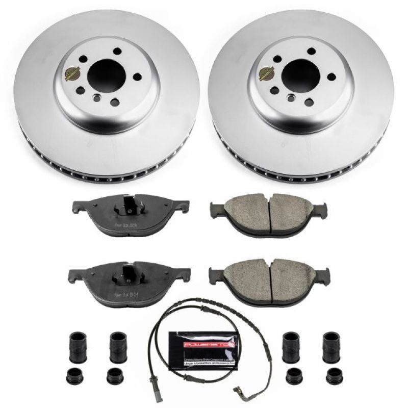 Power Stop 09-10 BMW 750i Front Z23 Evolution Sport Coated Brake Kit PowerStop