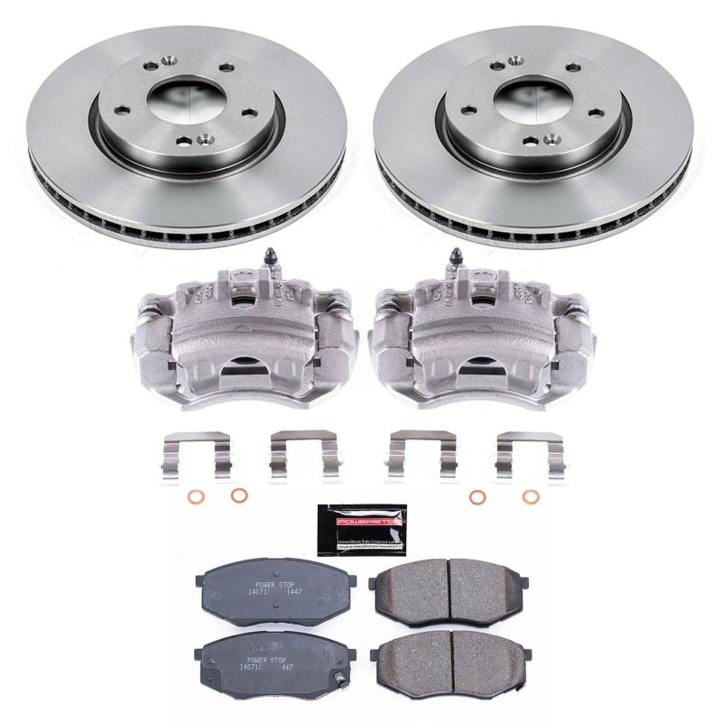 Power Stop 10-12 Hyundai Tucson Front Autospecialty Brake Kit w/Calipers PowerStop