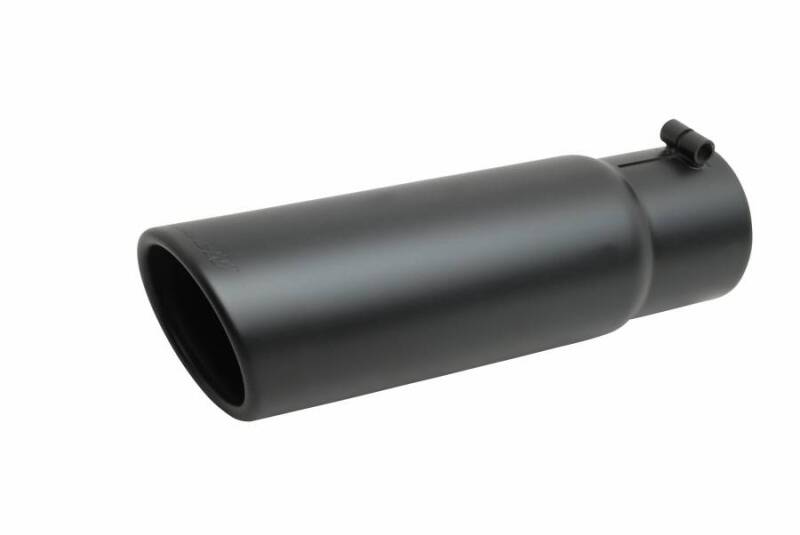 Gibson Black Ceramic Rolled Edge Angle Exhaust Tip Gibson
