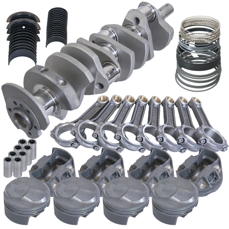 Eagle Chevy 502 4.250in Crank 6.385in H-Beam -3cc Flat Top 4.530in Pistons Rotating Assembly main image 1