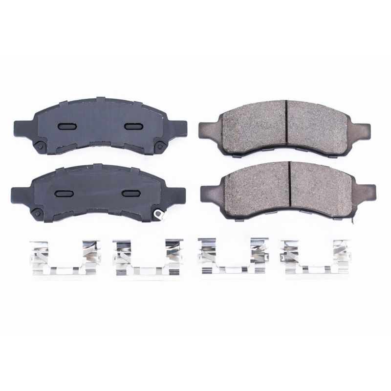Power Stop 08-17 Buick Enclave Front Z17 Evolution Ceramic Brake Pads w/Hardware PowerStop