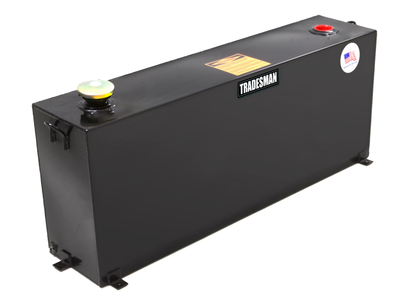 Tradesman Steel Rectangular Liquid Storage Tank (Full Size) - Black Tradesman