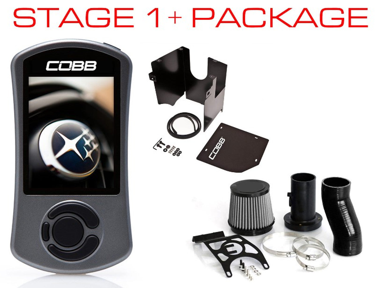 COBB Subaru LGT / OBXT Stage 1+ Power Package w/V3 624X01P-BL