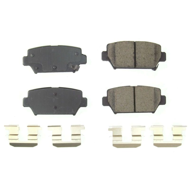 Power Stop 2019 Mitsubishi Eclipse Cross Rear Z17 Evolution Ceramic Brake Pads w/Hardware PowerStop
