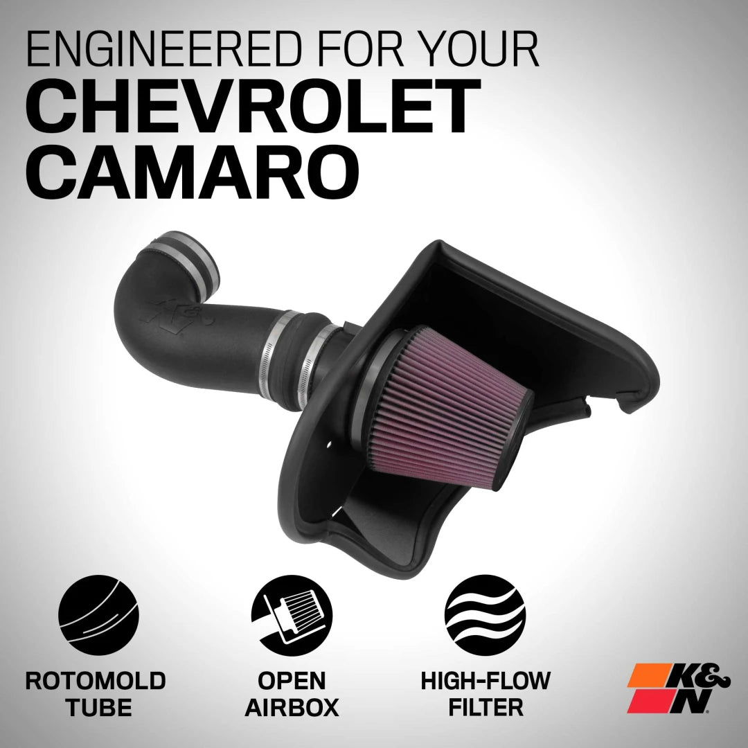 K&N 2016 Chevy Camaro SS V8-6.2L AirCharger Performance Intake