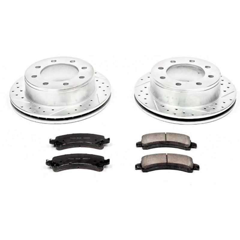 Power Stop 06-17 Chevrolet Express 2500 Rear Z23 Evolution Sport Brake Kit PowerStop