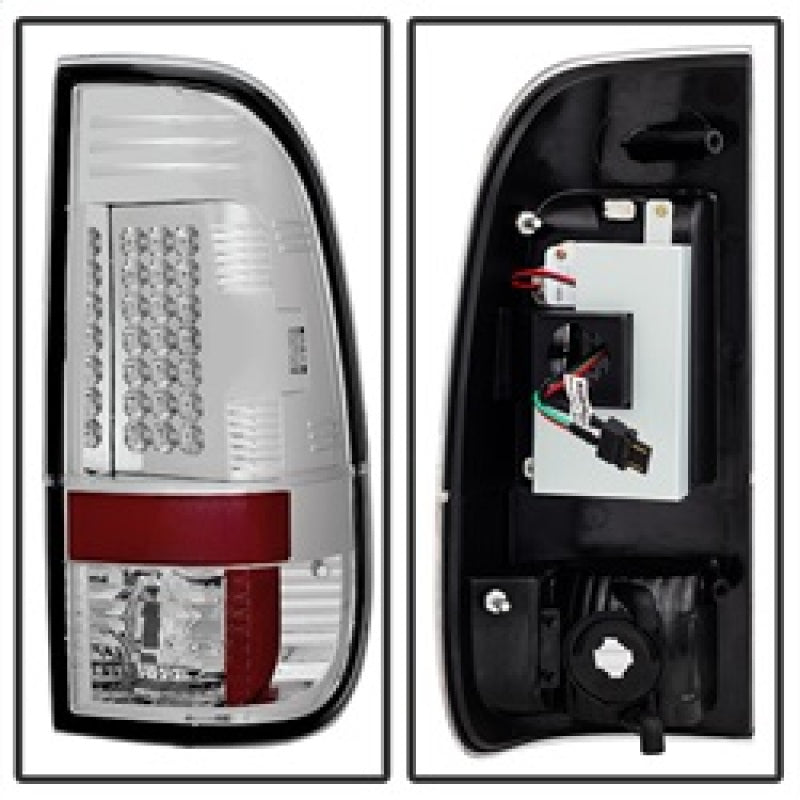 Spyder Ford Super Duty 08-15 LED Tail Lights Chrome ALT-YD-FS07-LED-C SPYDER