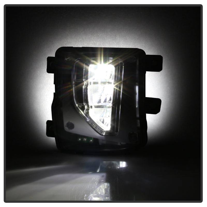 Spyder 16-18 Chevy Silverado 1500 OEM Style Full LED Fog Light w/Switch - Clear (FL-CSIL16-LED-C) SPYDER