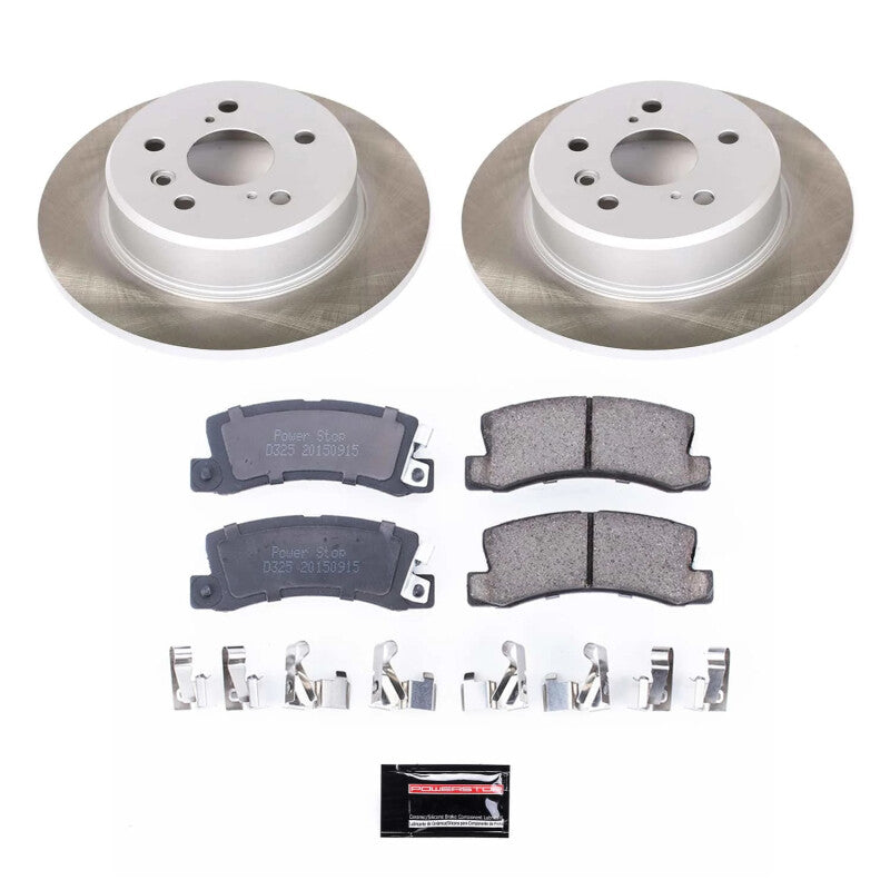 Power Stop 99-03 Lexus RX300 Rear Semi-Coated Rotor Kit PowerStop