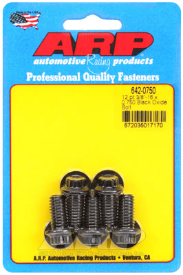 ARP 3/8-16 X 0.750 12pt Black Oxide Bolts(5/pkg)