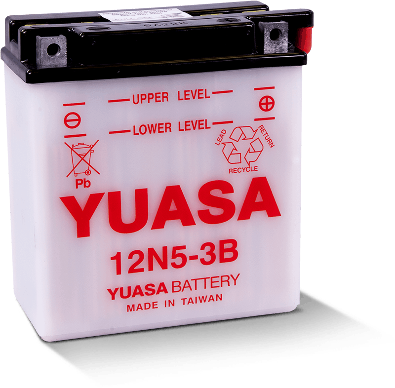 Yuasa 12N5-3B Conventional 12 Volt Battery Yuasa Battery