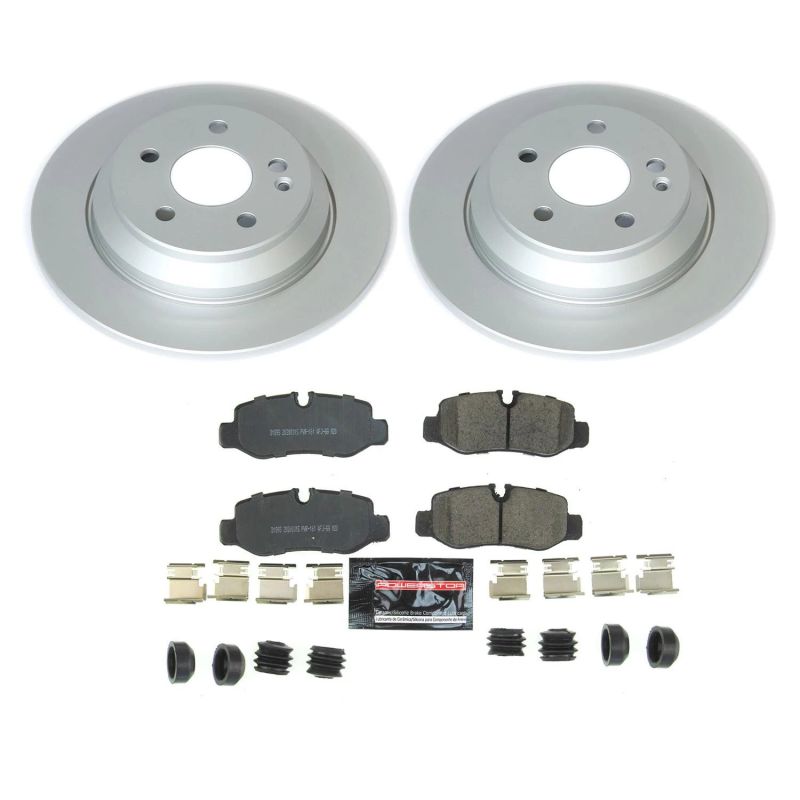 Power Stop 16-19 Mercedes-Benz Metris Rear Z17 Evolution Geomet Coated Brake Kit PowerStop