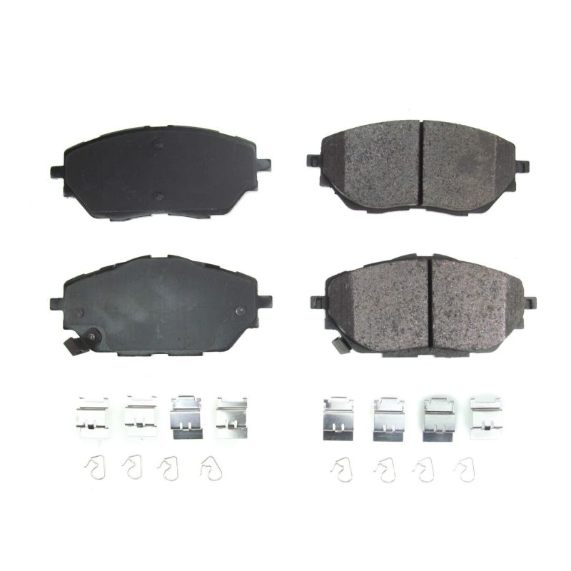 Power Stop 18-19 Toyota C-HR Front Z17 Evolution Ceramic Brake Pads w/Hardware PowerStop