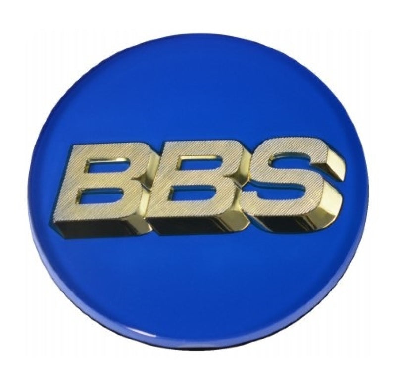 BBS Center Cap 56mm Blue/Gold BBS