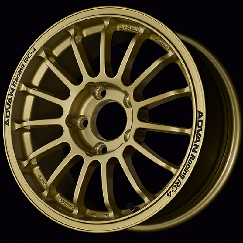 ADVAN Racing RC-4 15x6 +40 4x100 Wheel - Rally Gold - YAU5C40AZ