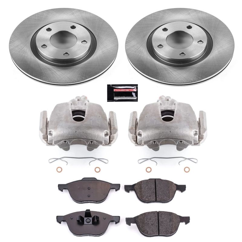 Power Stop 09-10 Mazda 3 Front Autospecialty Brake Kit w/Calipers PowerStop