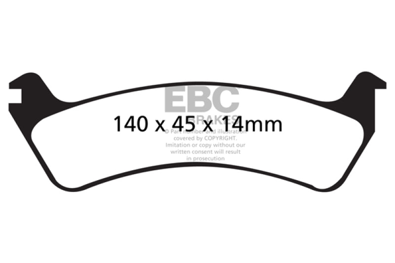 EBC Ultimax2 Rear Brake Pads - UD664 EBC