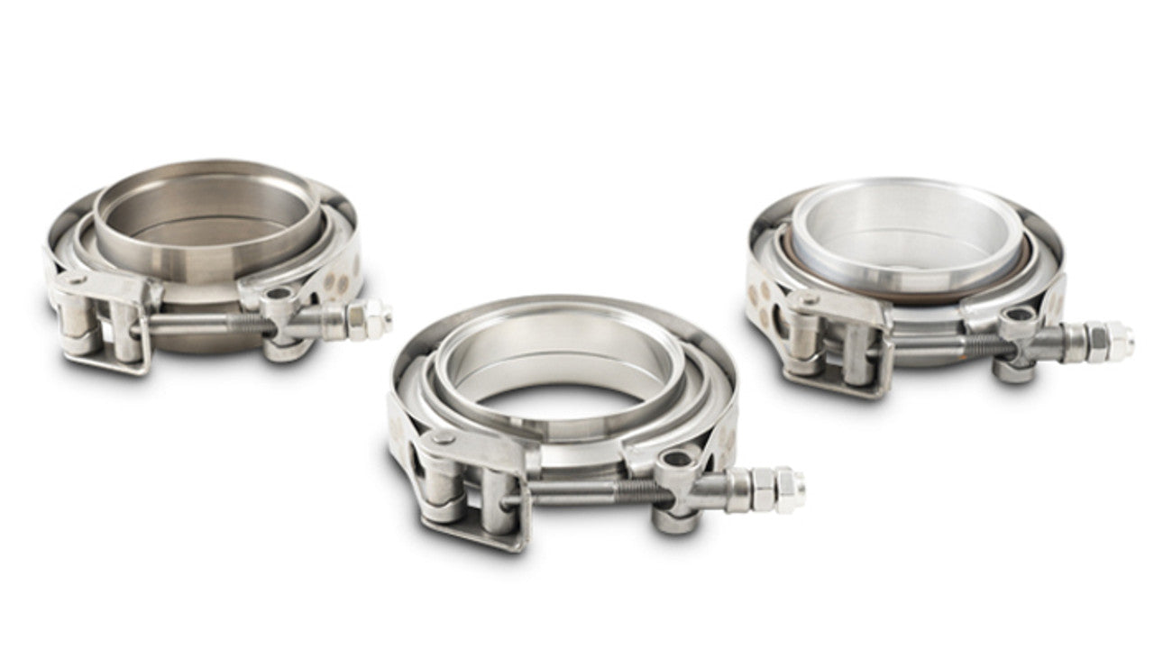 Vibrant T304 Stainless Steel V-Band Flange Assembly for 4in O.D. Tubing (1493)