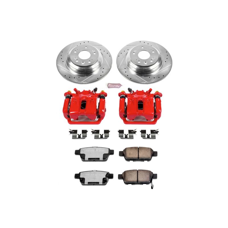 Power Stop 09-14 Acura TL Rear Z36 Truck & Tow Brake Kit w/Calipers PowerStop