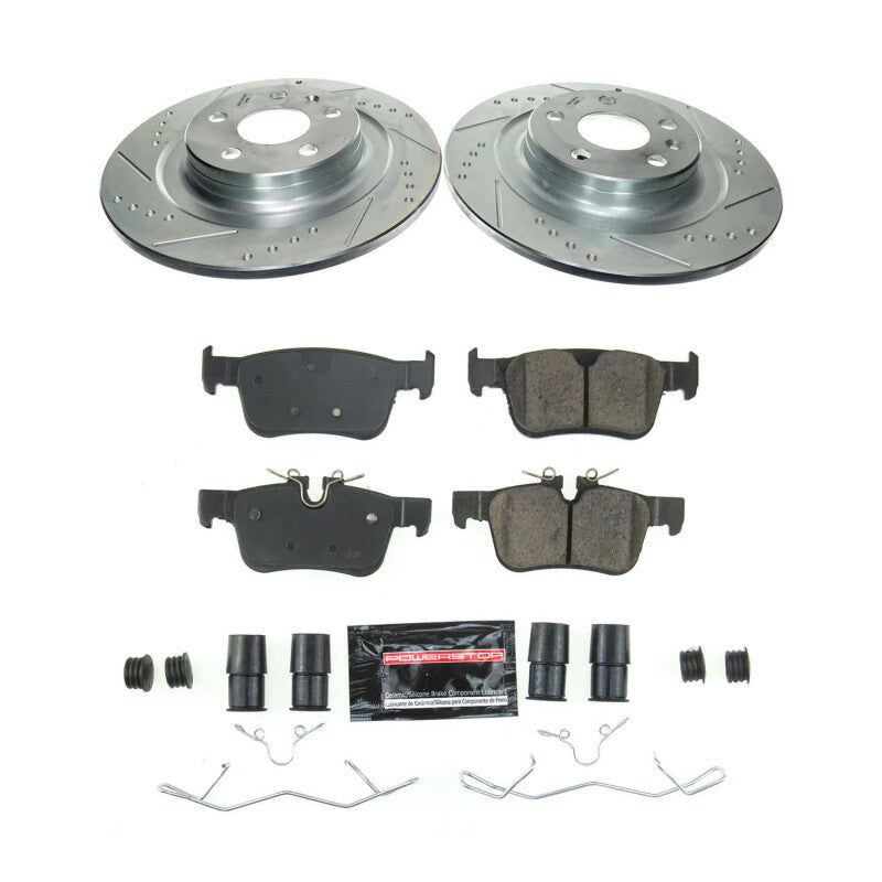 Power Stop 18-21 Volvo XC60 Rear Z23 Evolution Brake Kit PowerStop