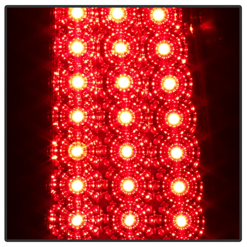 Xtune Chevy Silverado 1500/2500/3500 99-02 LED Tail Lights Red Clear ALT-ON-CS99-LED-RC SPYDER
