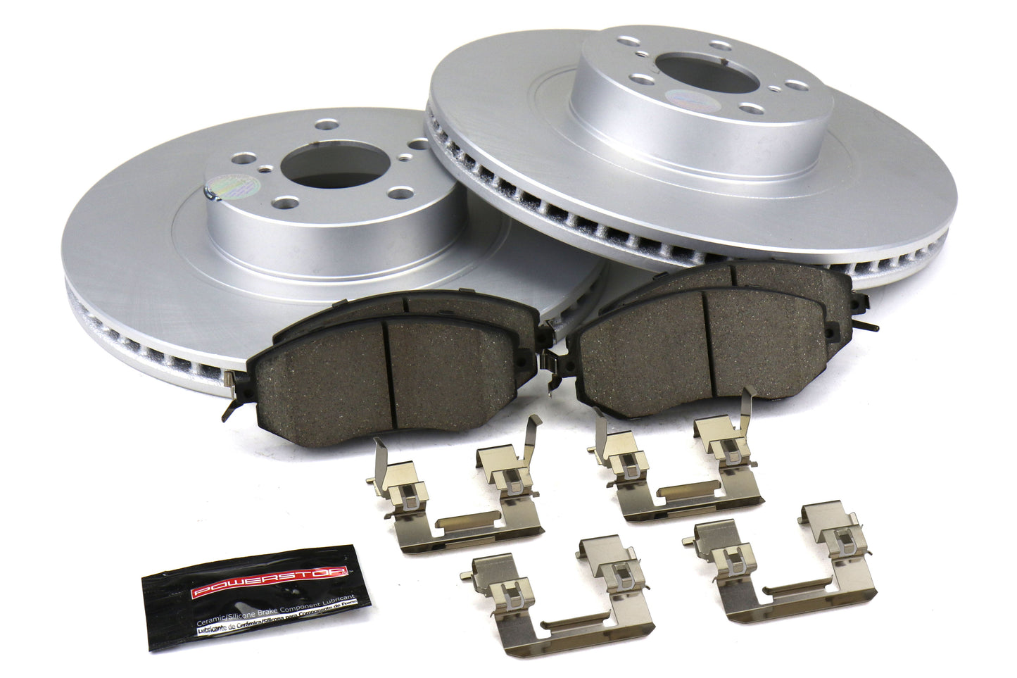 Power Stop 2020 Toyota 86 Front & Rear Z26 Street Warrior Brake Kit w/Calipers