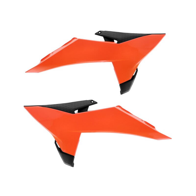 Cycra 2025 and newer KTM SX/SX-F/XC/XC-F OEM Radiator Shrouds - Orange/Black - 1CYC-1910-209