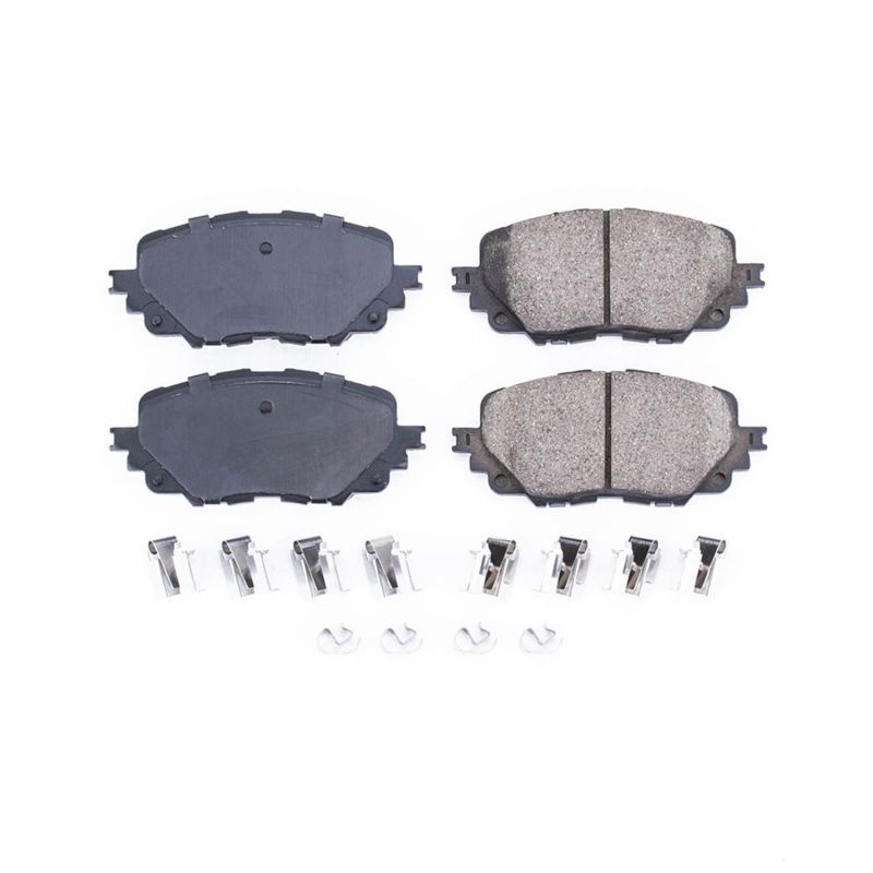 Power Stop 17-19 Fiat 124 Spider Front Z17 Evolution Ceramic Brake Pads w/Hardware PowerStop