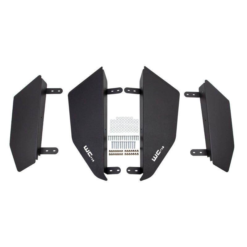 Wehrli 2019+ Honda Talon 1000X 4 Seat Lower Door Kit - Fine Texture Black - WCF102028-FTB