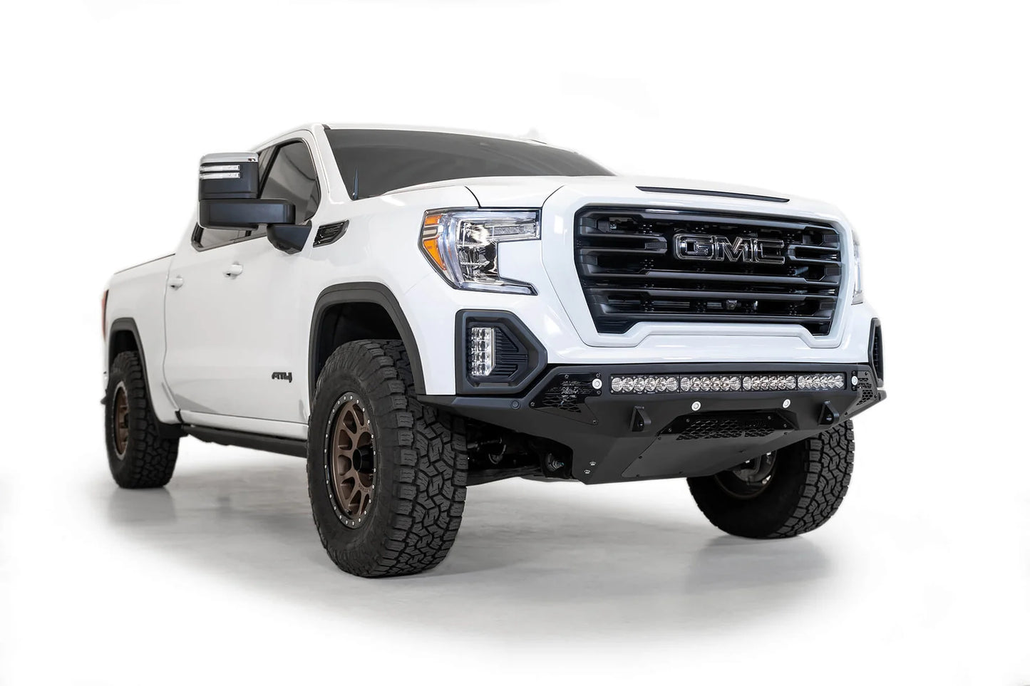 Addictive Desert Designs 2019-2021 GMC Sierra 1500 Stealth Fighter Front Bumper - F471763030103 Addictive Desert Designs