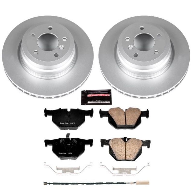 Power Stop 13-15 BMW X1 Rear Z23 Evolution Sport Coated Brake Kit PowerStop