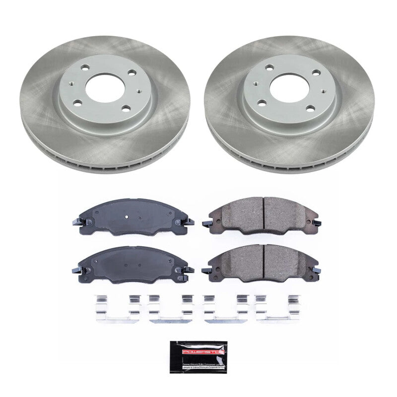 Power Stop 08-11 Ford Focus Front Semi-Coated Rotor Kit PowerStop