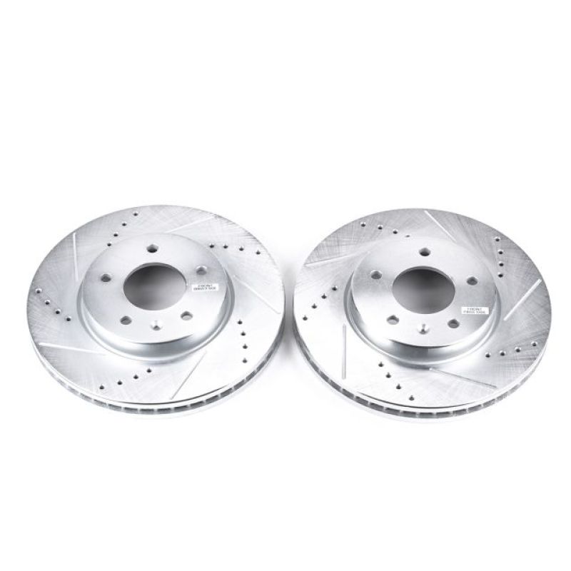 Power Stop 12-15 Chevrolet Captiva Sport Front Evolution Drilled & Slotted Rotors - Pair PowerStop