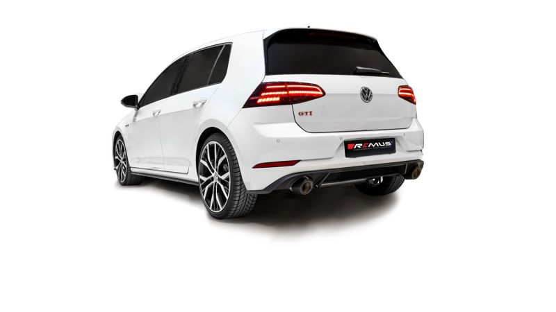 Remus 2018 Volkswagen GTI Mk VII (Facelift) 2.0L TSI Axle Back Exhaust (Tail Pipes & Conn Tube Req) Remus