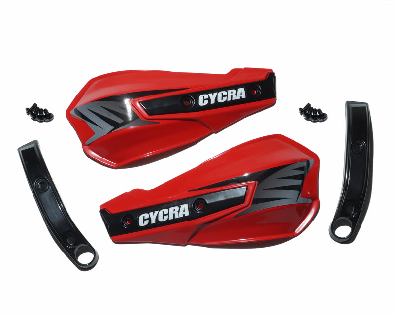 Cycra Vortex Replacement Hand Shields with Abrasion Guards - GasGas Red - 1CYC-1029-34