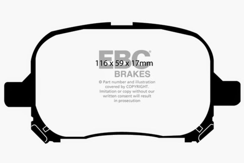 EBC GreenStuff Front Brake Pads - DP21133 EBC