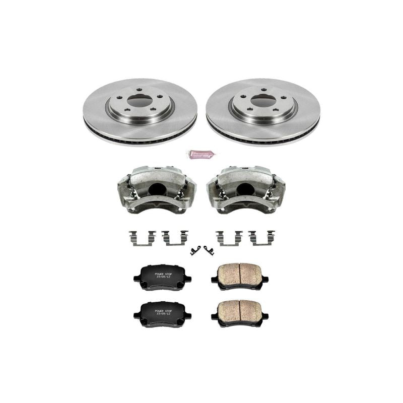 Power Stop 09-12 Chevrolet Malibu Front Autospecialty Brake Kit w/Calipers PowerStop